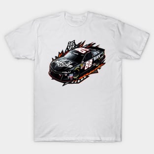 cool black nascar car, greatest grand prix champion T-Shirt